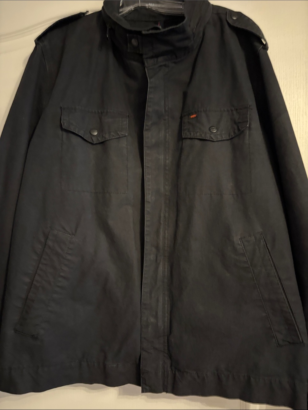 Levi's Men's Black Military Field Jacket - Picture 4 of 4